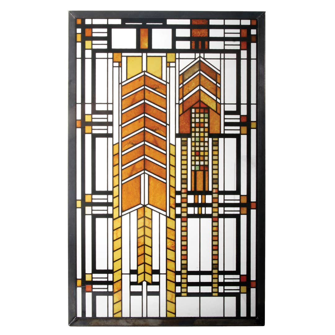 Frank Lloyd Wright Autumn Sumac Art Glass