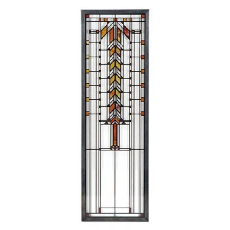 Frank Lloyd Wright Barton House Buffet Door Window Art Glass