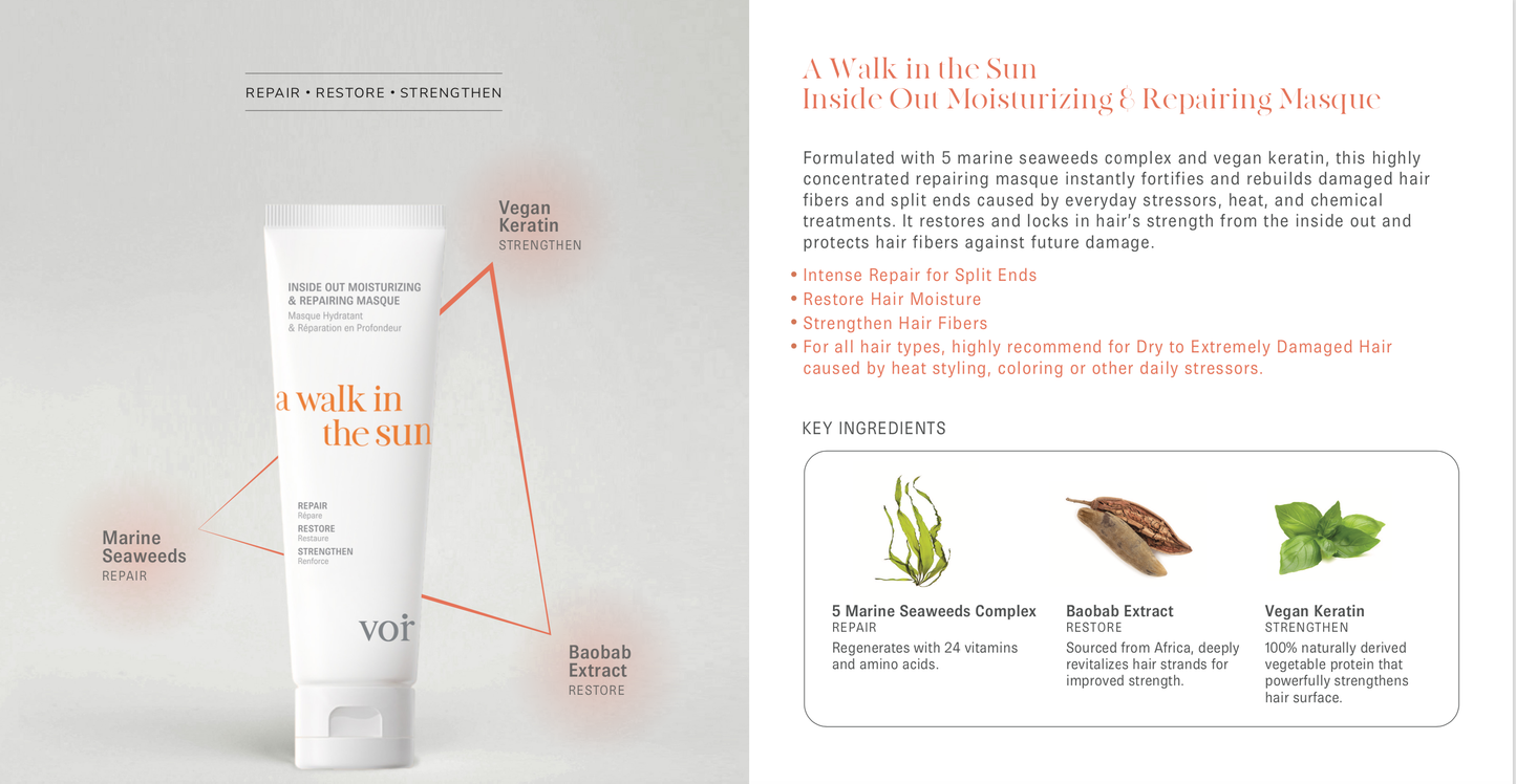 Inside Out Moisturizing + Repairing Masque | VOIR