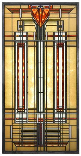 Frank Lloyd Wright Bradley House Skylight Art Glass